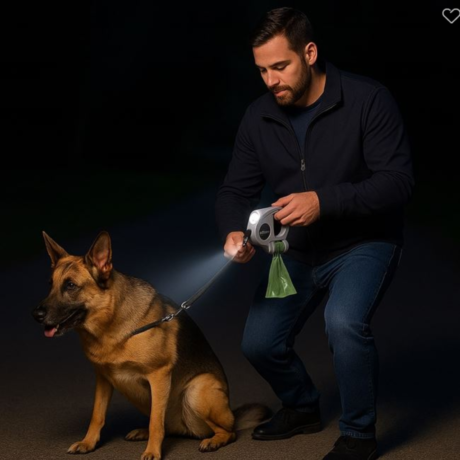 Lesa Automata Smart 5m cu Lanterna LED si dozator de pungi inclus