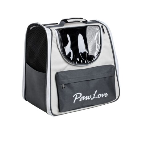 Rucsac transport caini si pisici, ventilat, bretele reglabile, 39x26x39 cm