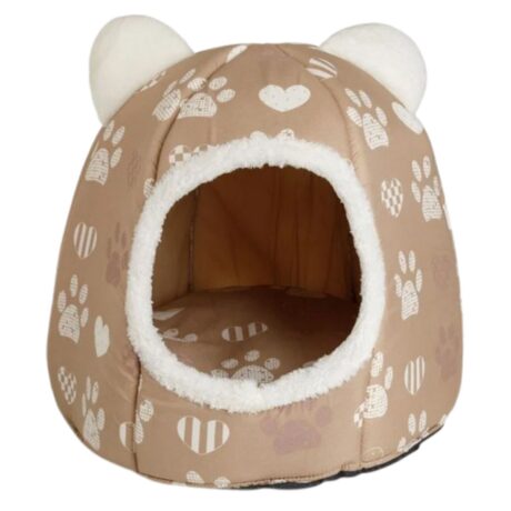 Casuta-cuib cu urechi pentru pisici si caini 43x43x38cm