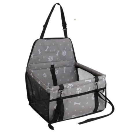 Scaun auto pentru caini si pisici, cu prindere de siguranta, impermeabil, 41x34x25 cm