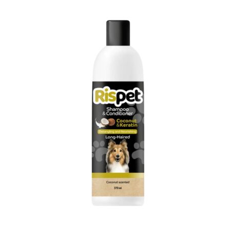 Sampon si balsam 2in1 pentru caini cu par lung, 370 ml