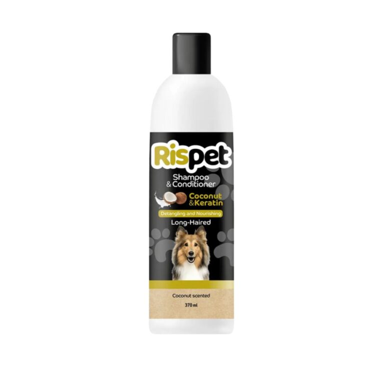 Sampon pentru caini cu par lung, 2in1 cu balsam, 370 ml